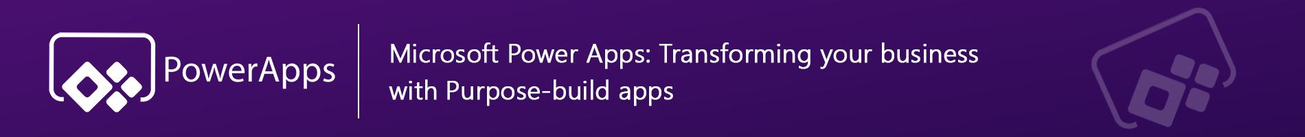 banner powerapps